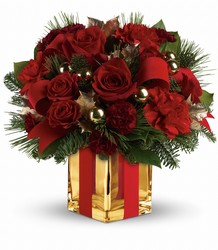 All Wrapped Up Bouquet by Teleflora from Kinsch Village Florist, flower shop in Palatine, IL